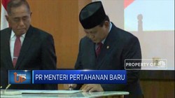 Begini Prosesi Penyambutan Prabowo di Kementerian Pertahanan
