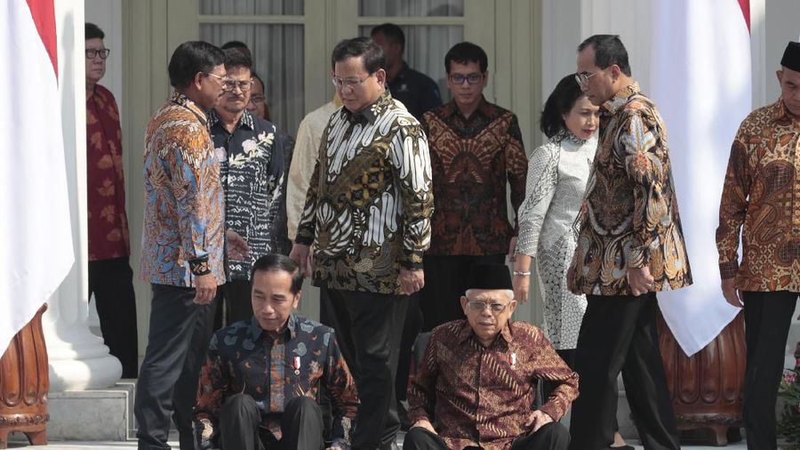 Demikian hasil survei Indo Barometer terkait kinerja para menteri kabinet Jokowi-Ma'ruf.