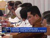 Jokowi: Menteri Jangan Bolos Rapat