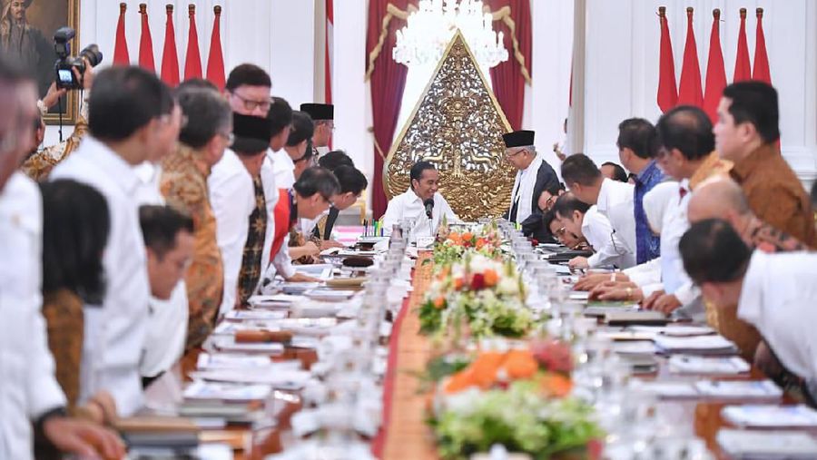Jokowi Pimpin Rapat Sidang Kabinet RI, Kabinet Indonesia Maju (Rusman - Biro Pers Sekretariat Presiden )