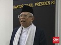 Ma'ruf Amin Singgung Rapat Partai Golkar di Kantor Pemerintah