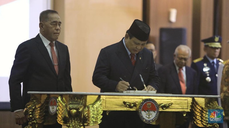 Sertijab dilaksanakan di Gedung AH Nasution Kementerian Pertahanan