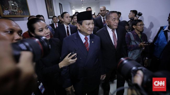 Prabowo Tak Ambil Gaji Rp5 Juta sebagai Menteri Pertahanan