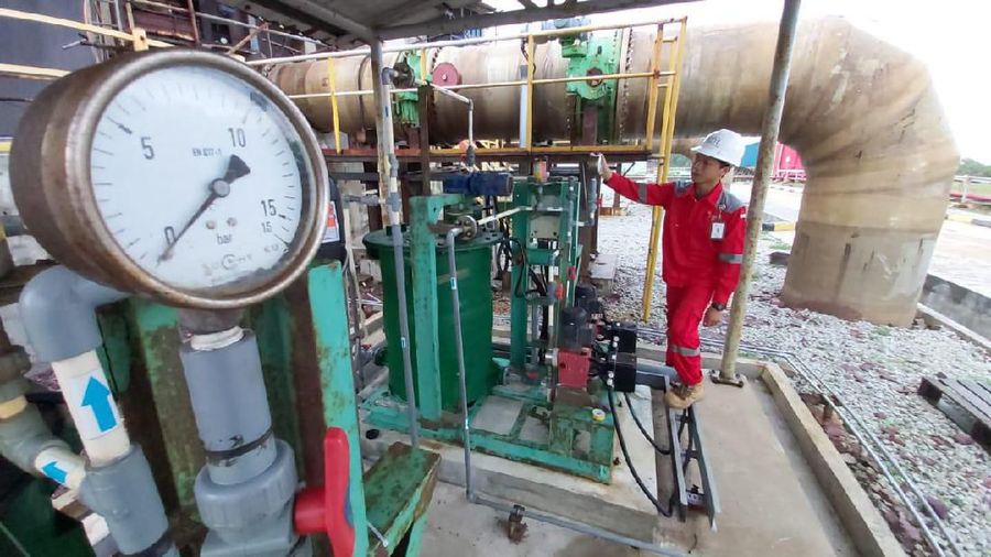 Salah satu Pembangkit Listrik Tenaga Gas (PLTG) di Batam berada di Tanjung Uncang. Memiliki dua turbin, PLTG ini berkapasitas 120 MW. (Dok PLN)