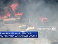 Kebakaran Lahan California Semakin Meluas