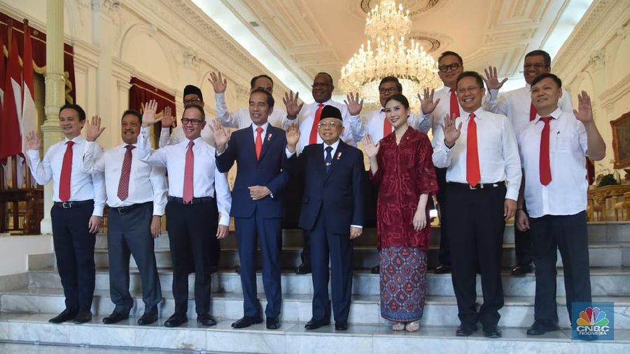 Foto sepekan pelantikan Menteri dan Wamen