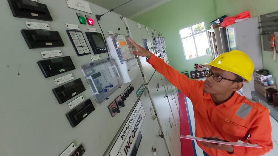 PLN Bangun Gardu Induk di Pulau Ngenang. (Dok PLN)