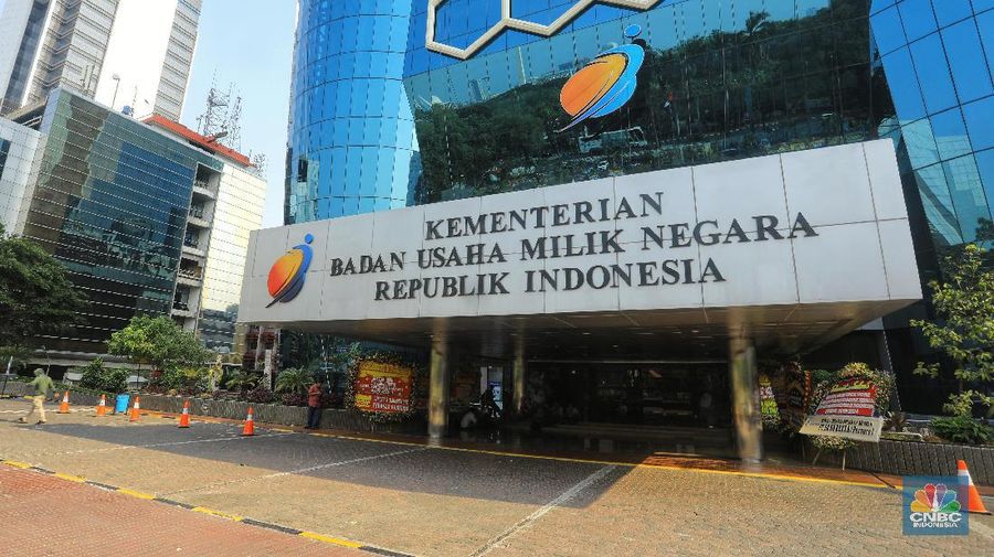 Kementerian BUMN (CNBC Indonesia/Andrean Kristianto)
