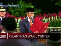 Jokowi Lantik Wakil Menteri Kabinet Indonesia Maju