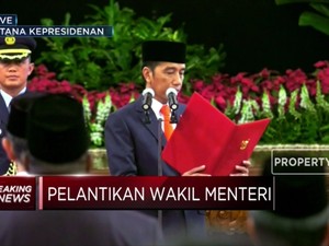 Jokowi Lantik Wakil Menteri Kabinet Indonesia Maju