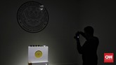 Machine/Magic menampilkan karya 28 seniman yakni 21 seniman dari Indonesia dan tujuh lainnya dari luar negeri. (CNN Indonesia/ Adhi Wicaksono)