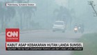 VIDEO: Kabut Asap Kebakaran Hutan Landa Sumsel