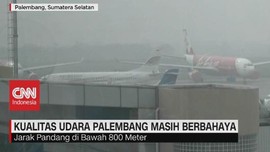 VIDEO: Kualitas Udara Palembang Masih Berbahaya
