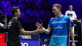 Usai menaklukkan Viktor Axelsen, Jonatan Christie akan menghadapi Chen Long di babak final. (dok. PBSI)