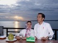 Jokowi Ajak Iriana Nikmati Senja di Kaimana Papua Barat