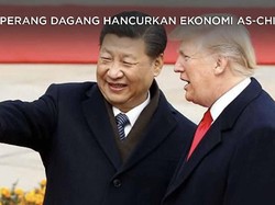 Perang Dagang Hancurkan Ekonomi AS-China