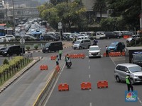 Tangkal Demo Tolak UU KPK, Jalan Medan Merdeka Barat Ditutup