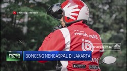 Ojol Bonceng Mengaspal di Jakarta
