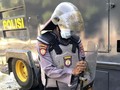 Demo Mahasiswa di Kendari, Polisi Kena Lempar Kotoran Hewan