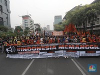 Ngotot UMP Rp 4,5 Juta, Seribuan Buruh akan Demo Kantor Anies