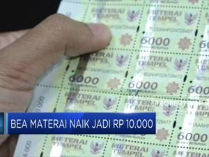 Bea Materai Segera Disahkan, Harga Materai Jadi Rp 10 Ribu