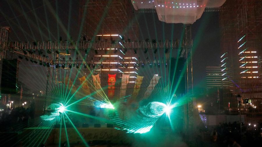 India memperingati perayaan Diwali pada Minggu (27/10/2019)