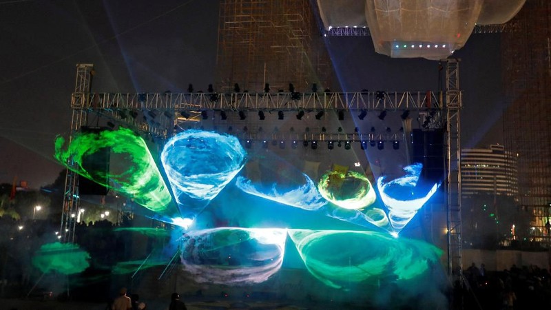 India memperingati perayaan Diwali pada Minggu (27/10/2019)