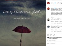 Ekonomi Global Tak Menentu, Jokowi Kok Pamer Foto Payung?