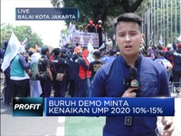Situasi Terkini Demo Buruh Tuntut Kenaikan UMP 2020