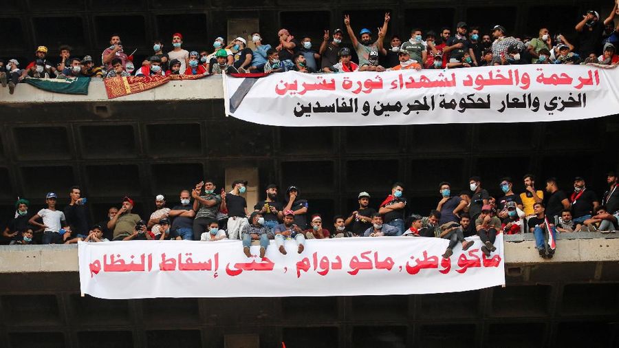 Aksi protes menyeruak di Irak. Masyarakat tidak puas dengan pemerintahan dan reformasi kebijakan yang dilakukan.
