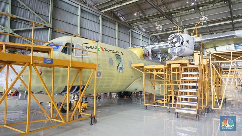 Pesawat terbang CN235-220. (Dok. PT DI)