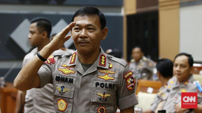 Jokowi Resmi Lantik Idham Azis sebagai Kapolri