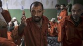 Milisi ISIS itu berasal dari Suriah, Irak hingga sejumlah negara di Eropa. (FADEL SENNA/AFP)