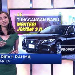 Intip Mobil Mewah Menteri Jokowi Jilid 2