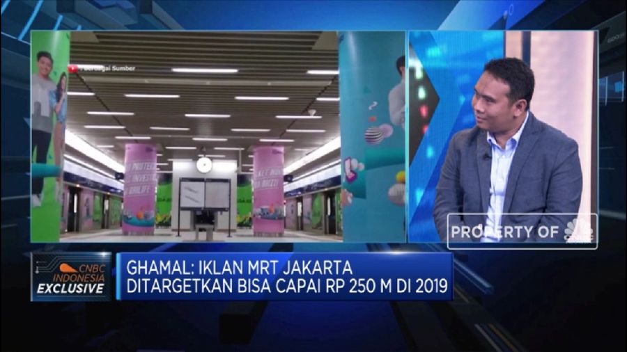 Business Development Director MRT Jakarta, Ghamal Peris menyebutkan perusahaan akan menjadikan pendapatan non tiket