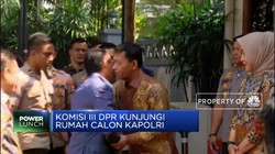 Komisi III DPR Kunjungi Rumah Calon Kapolri