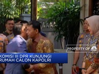 Komisi III DPR Kunjungi Rumah Calon Kapolri