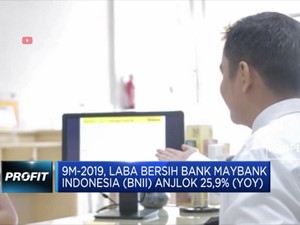 Laba Bersih Bank Maybank Indonesia Anjlok 25,9% (YoY)