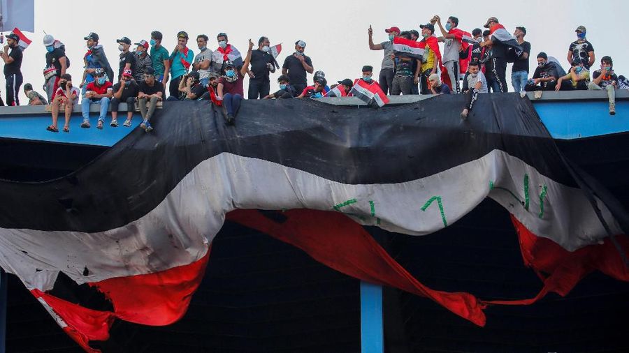 Aksi protes menyeruak di Irak. Masyarakat tidak puas dengan pemerintahan dan reformasi kebijakan yang dilakukan.
