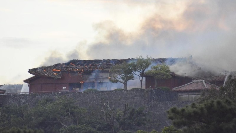 Istana Shuri yang berumur 500 tahun dan termasuk sebagai bagian Warisan Dunia UNESCO terbakar pada Kamis (31/10/19) pagi dini hari.
