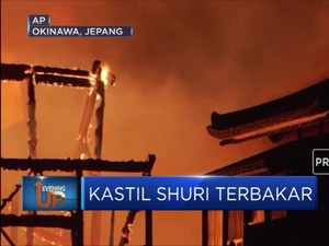 Peninggalan Sejarah Jepang Kastil Shuri Terbakar