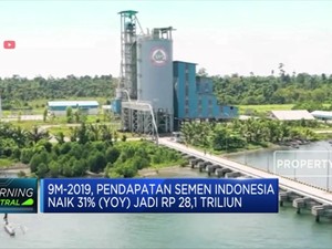 Laba Bersih Semen Indonesia Anjlok 38% (YoY)