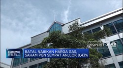 Tarif Gas Batal Naik, Saham PGN Anjlok