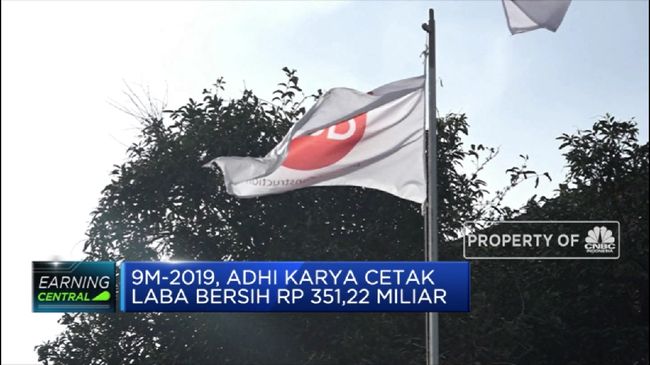 01:13 Laba Bersih Adhi Karya Tumbuh 4,68% Pada 9M-2019 - CNBC Indonesia