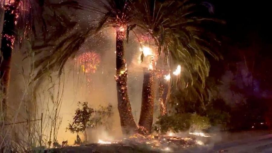 Petugas pemadam kebakaran di California telah memadamkan banyak kebakaran tanpa henti, berusaha menyelamatkan jutaan orang dan rumah dari api.