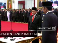 Presiden Jokowi Lantik Idham Azis Jadi Kapolri