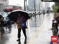 Malam Minggu di Jakarta Diprediksi Berawan dan Hujan