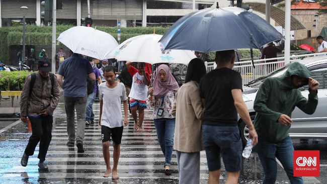 Akhir Pekan, BNPB Imbau Warga Jabodetabek Waspada Hujan Lebat