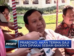 Prabowo Subianto akan Ambil Gaji sebagai Menteri Pertahanan