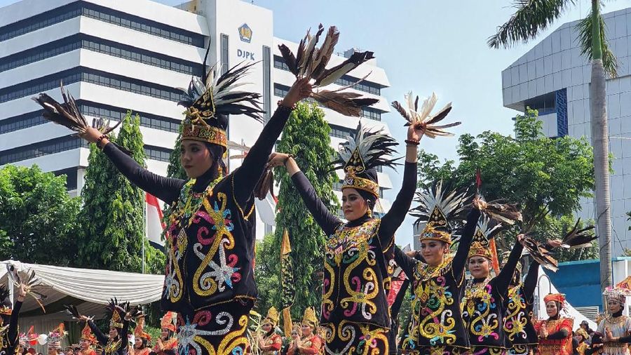 Family Gathering HORI 73, Menteri Keuangan Sri Mulyani menyerukan bahwa Hari Oeang ke-73 membawa semangat 